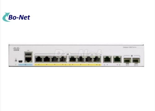 atalyst 1000 Series 8x 10/100/1000 Ethernet ports, 2x 1G SFP and RJ-45 combo uplinks Switch C1000-8T-E-2G-L